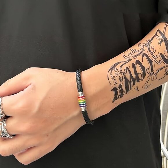 Rainbow man's bracelet - Picture 4 of 8